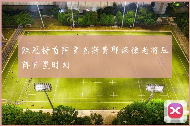 欧冠榜首阿贾克斯费耶诺德老将压阵巨星时刻